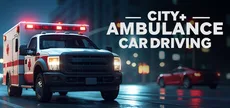 City Ambulance Car Driving