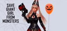 Save Giant Girl from monsters