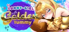 Bunny-girl with Golden tummy