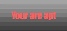 You are apt